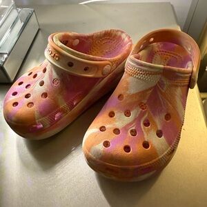 Crocs platform size 12 kids